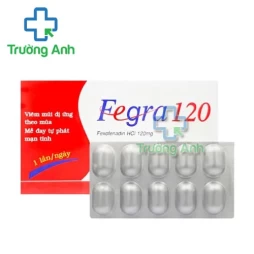 Fegra 120mg Pymepharco - Thuốc điều trị triệu chứng trong viêm mũi dị ứng
